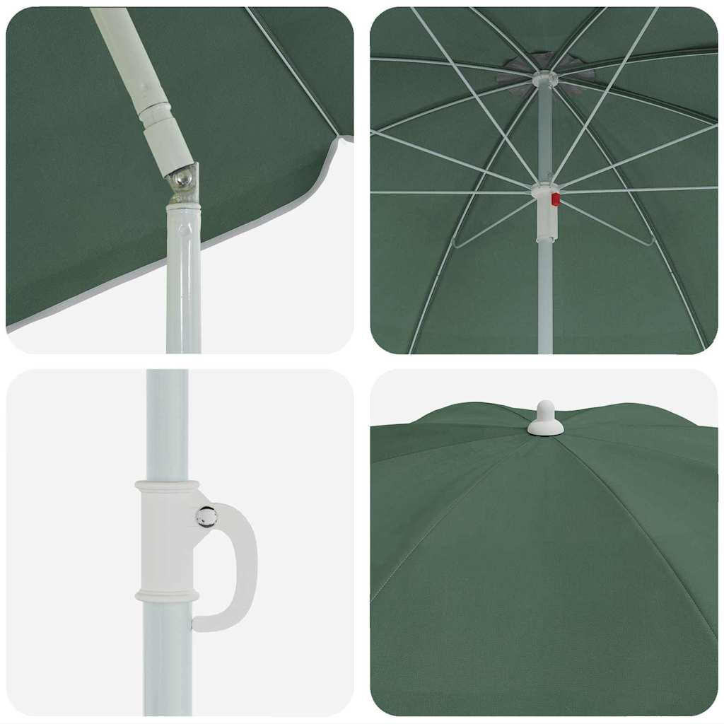 Trädgårdsparasol 170T Polyester Grön