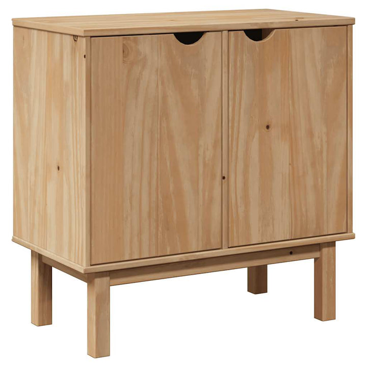 Hallskåp Otta 75X40X75 Cm Massiv Furu
