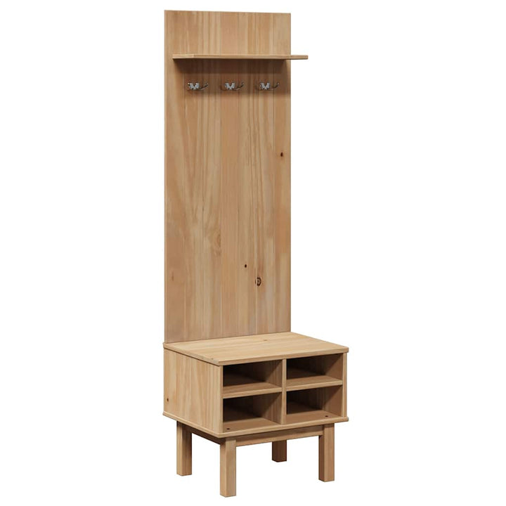 Hallmöbel Otta 50X40X160 Cm Massiv Furu