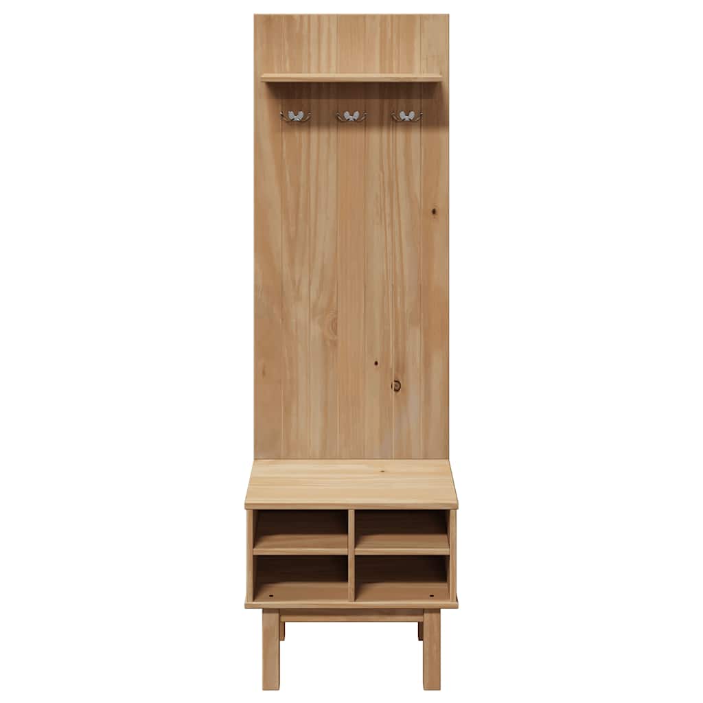 Hallmöbel Otta 50X40X160 Cm Massiv Furu