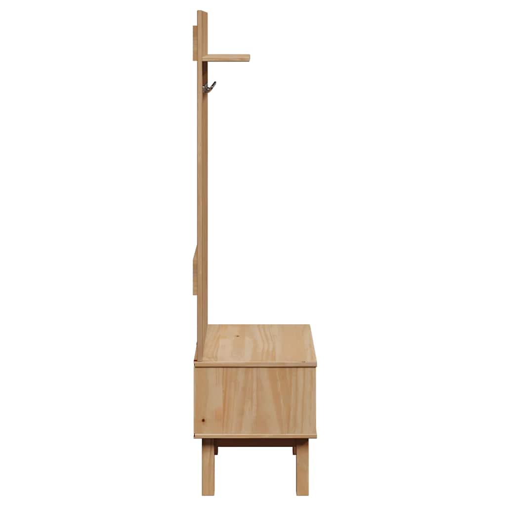 Hallmöbel Otta 50X40X160 Cm Massiv Furu