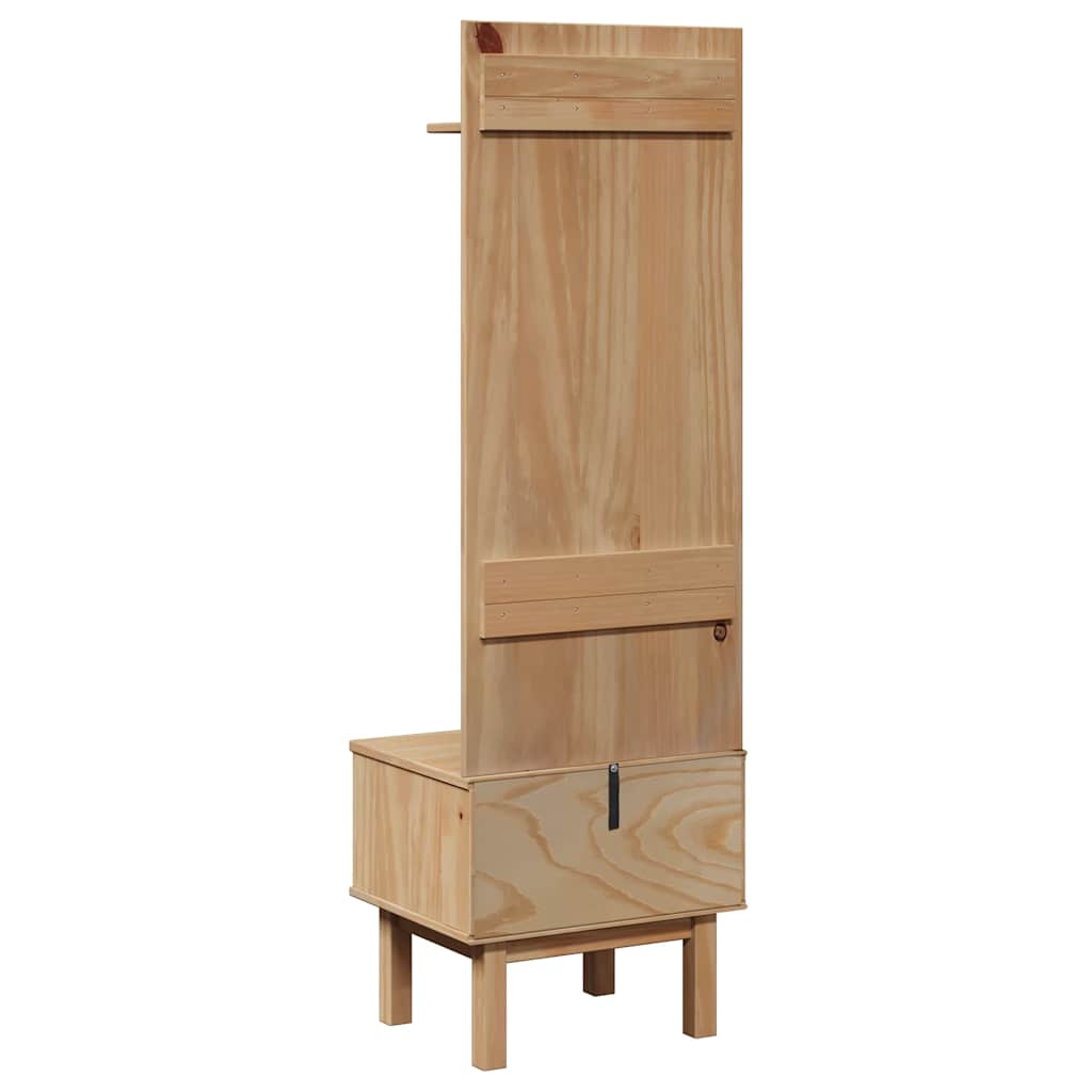 Hallmöbel Otta 50X40X160 Cm Massiv Furu