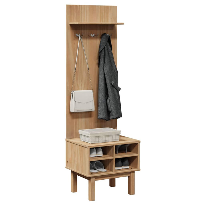 Hallmöbel Otta 50X40X160 Cm Massiv Furu
