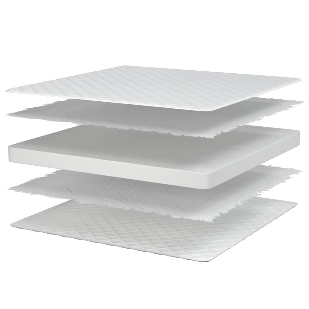 Memoryskummadrass Vit 80X160X17 Cm Mjuk