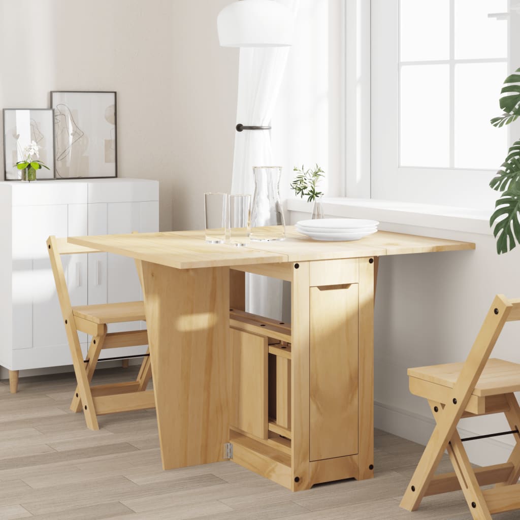Klaffbord Corona Brun Vax Massiv Furu