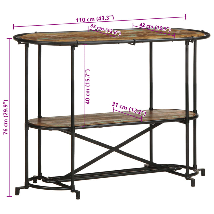 Konsolbord 110X42X76 Cm