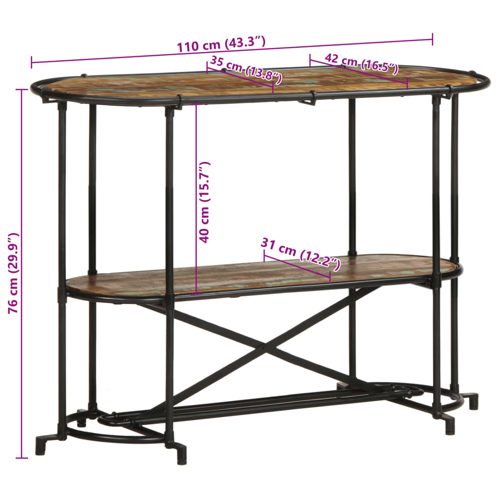 Konsolbord 110X42X76 Cm