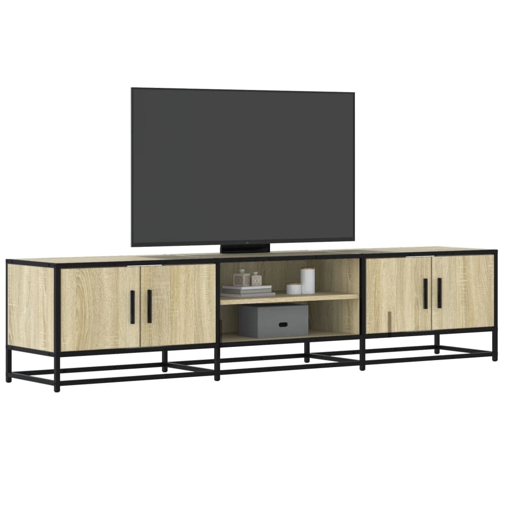 Tv-Bänk 120X35X41 Cm Konstruerat Trä Och Metall