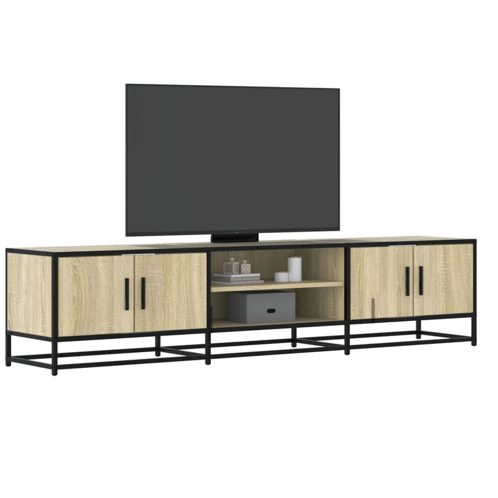 Tv-Bänk 120X35X41 Cm Konstruerat Trä Och Metall