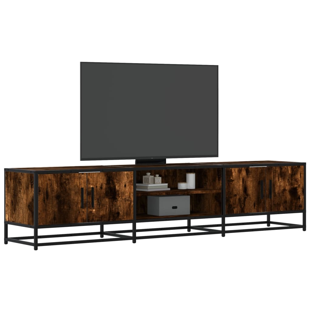 Tv-Bänk 120X35X41 Cm Konstruerat Trä Och Metall