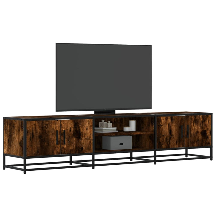 Tv-Bänk 120X35X41 Cm Konstruerat Trä Och Metall