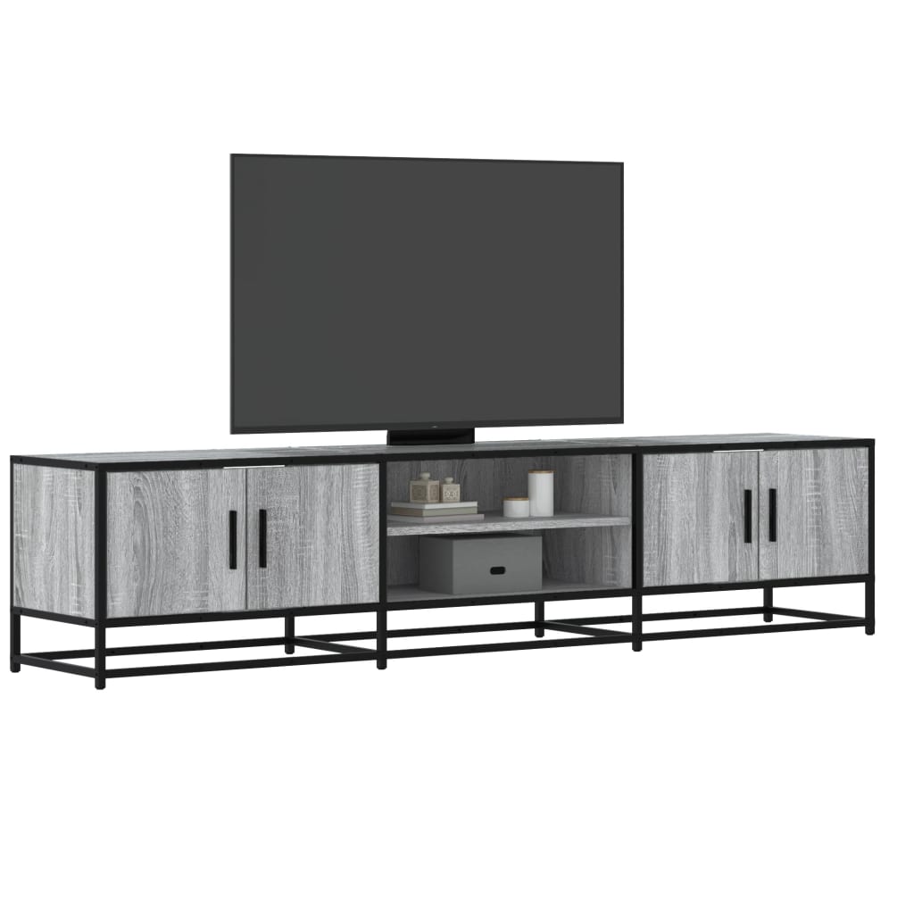Tv-Bänk 120X35X41 Cm Konstruerat Trä Och Metall