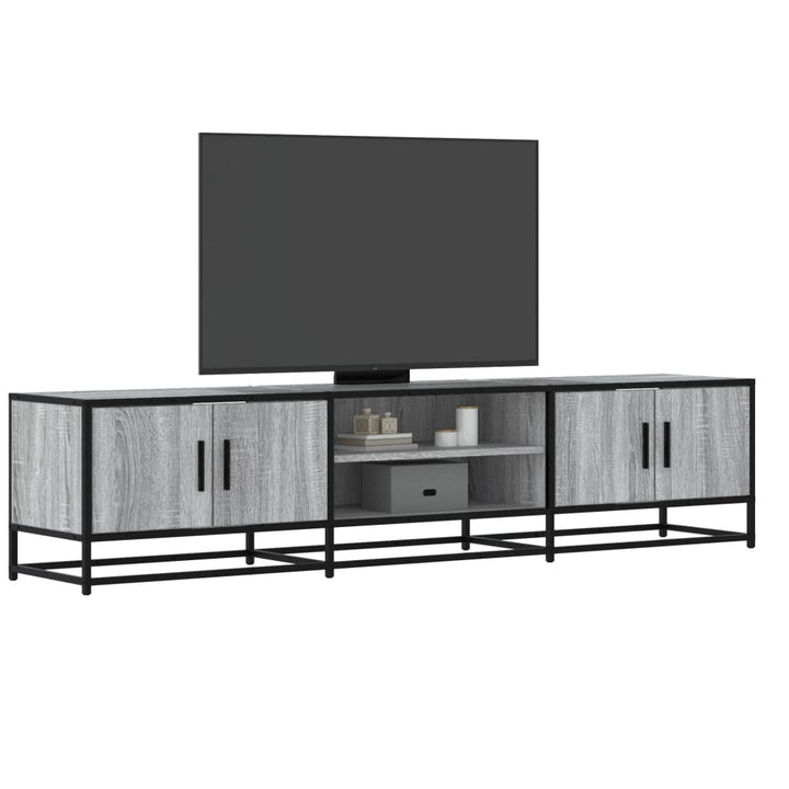 Tv-Bänk 120X35X41 Cm Konstruerat Trä Och Metall
