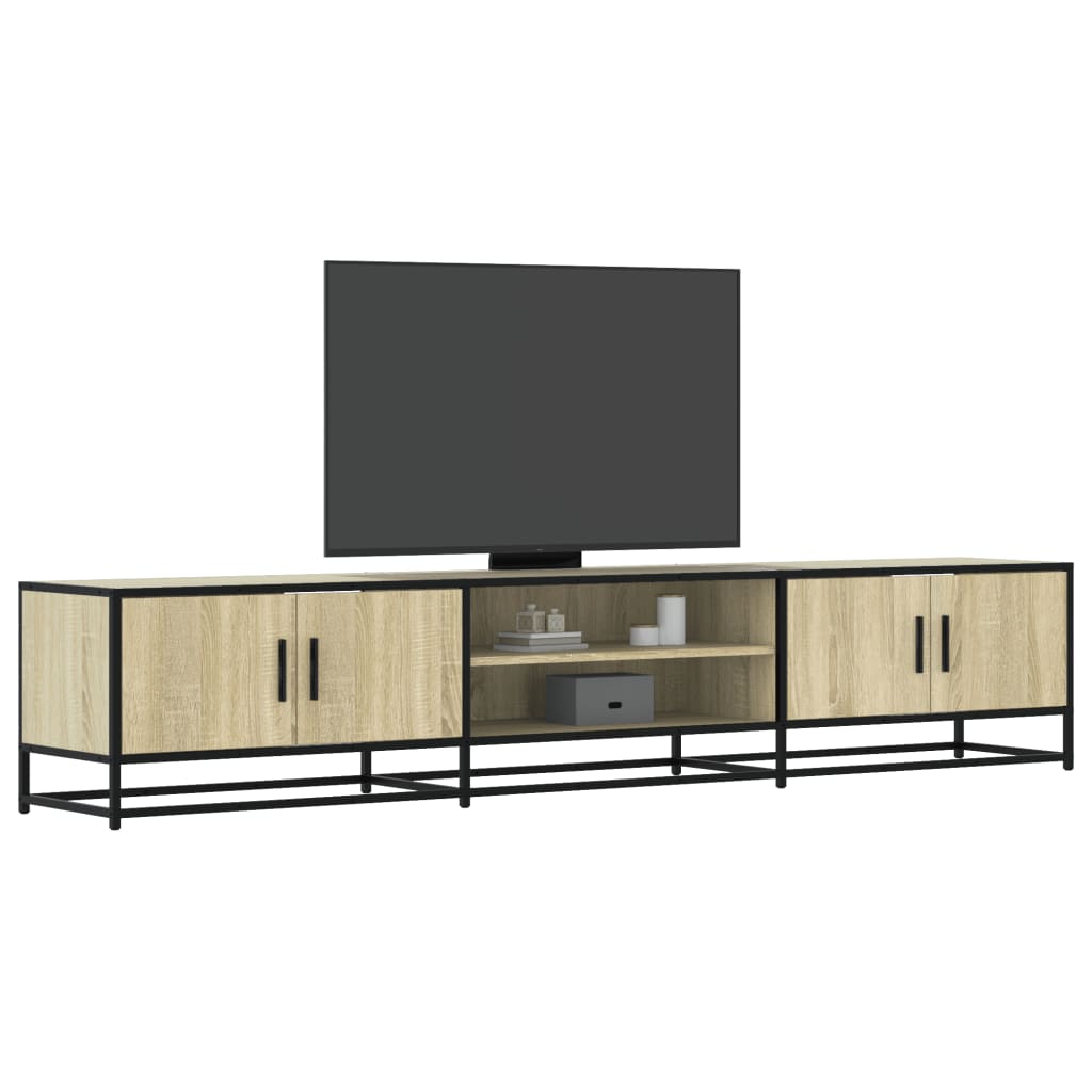 Tv-Bänk 120X35X41 Cm Konstruerat Trä Och Metall