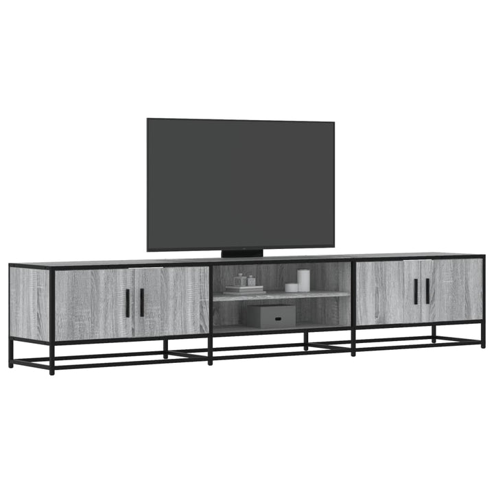 Tv-Bänk 120X35X41 Cm Konstruerat Trä Och Metall