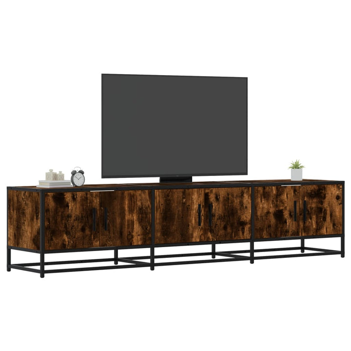 Tv-Bänk 150X35X41 Cm Konstruerat Trä Och Metall