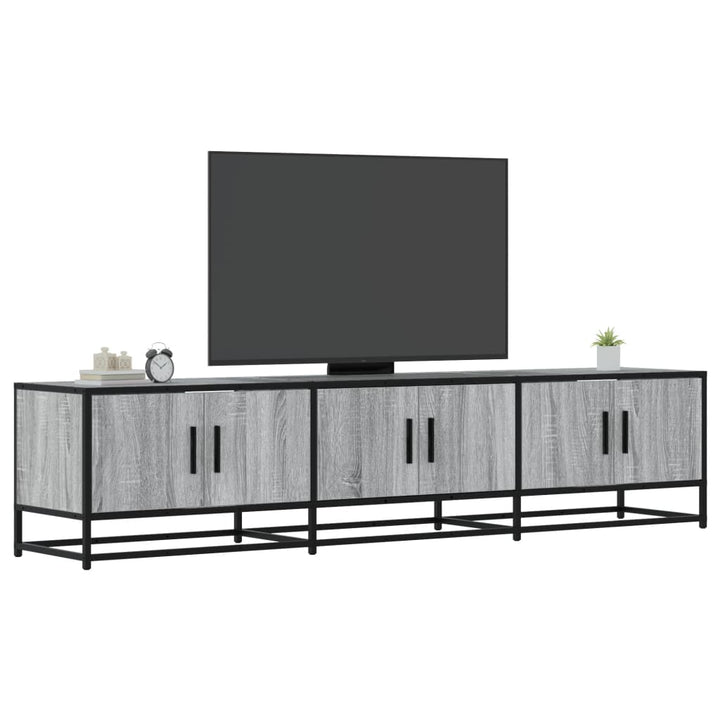 Tv-Bänk 150X35X41 Cm Konstruerat Trä Och Metall