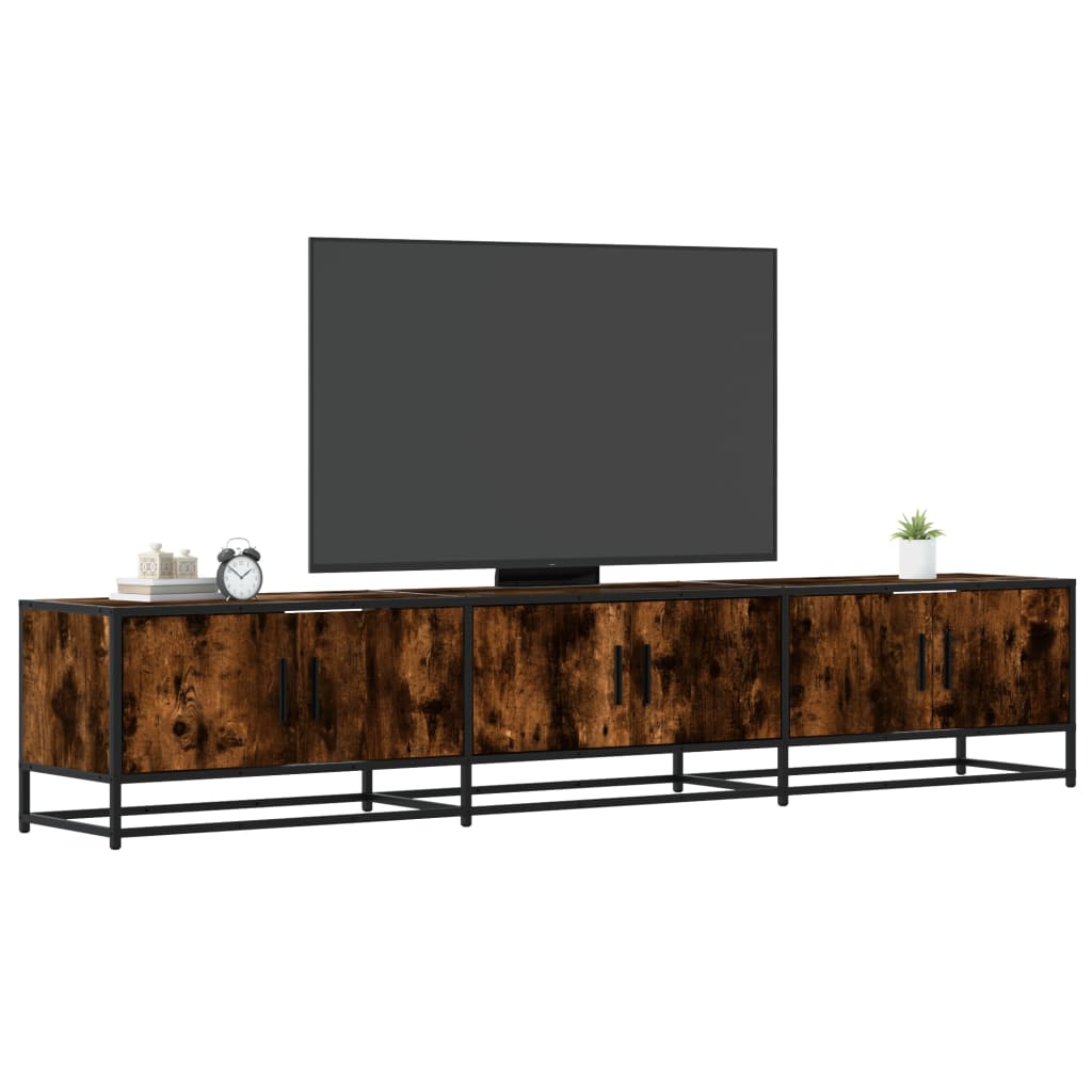 Tv-Bänk 150X35X41 Cm Konstruerat Trä Och Metall