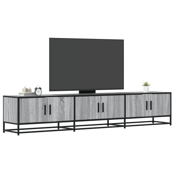 Tv-Bänk 150X35X41 Cm Konstruerat Trä Och Metall