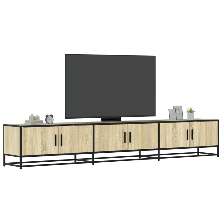 Tv-Bänk 150X35X41 Cm Konstruerat Trä Och Metall