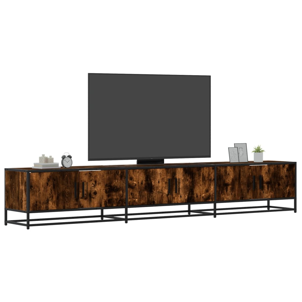 Tv-Bänk 150X35X41 Cm Konstruerat Trä Och Metall