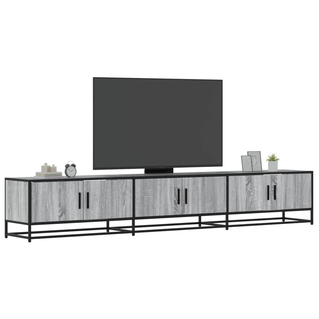 Tv-Bänk 150X35X41 Cm Konstruerat Trä Och Metall