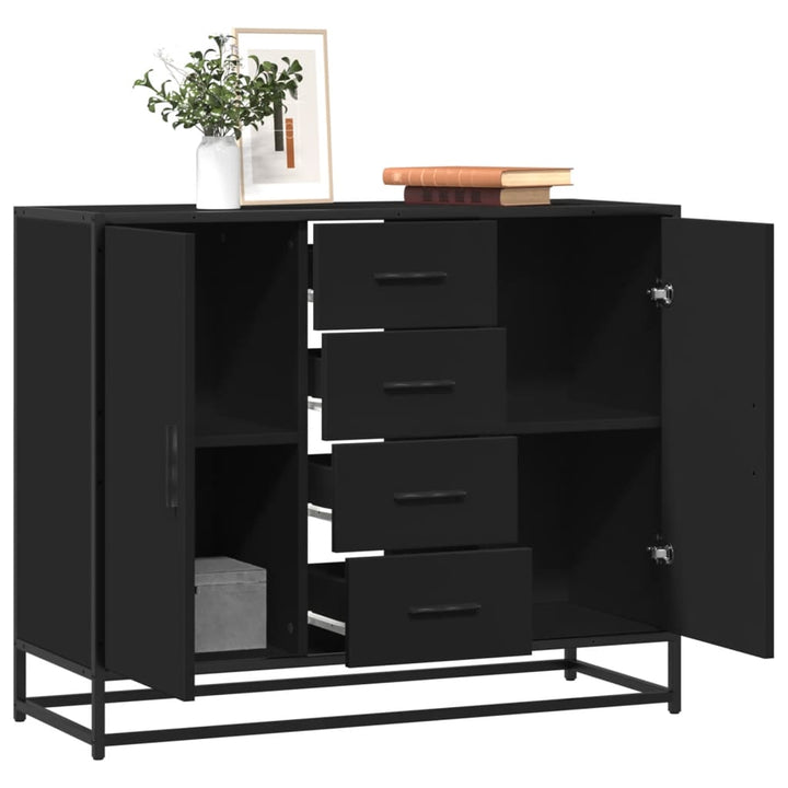 Skänk -Ek 92X35X76 Cm Konstruerat Trä