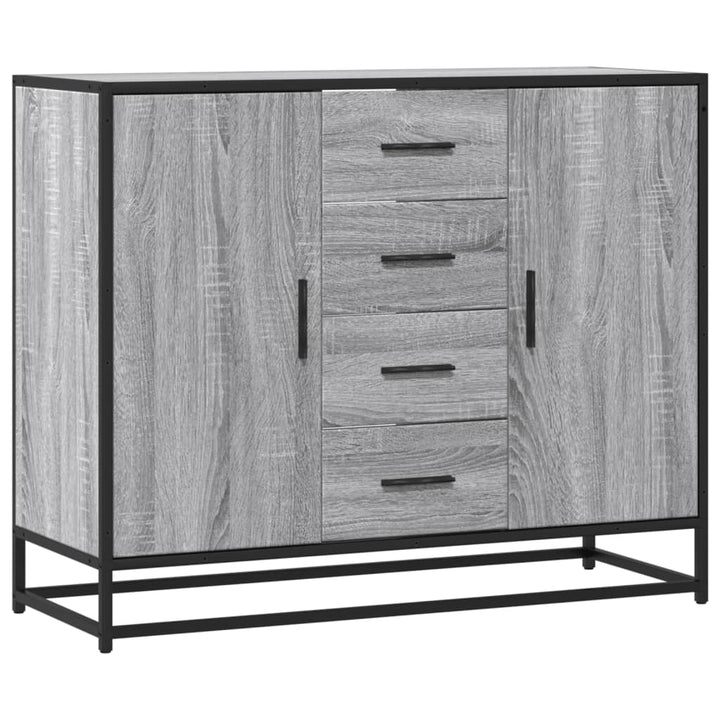 Skänk -Ek 92X35X76 Cm Konstruerat Trä