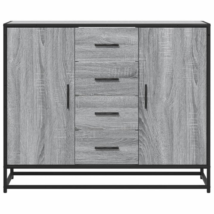 Skänk -Ek 92X35X76 Cm Konstruerat Trä
