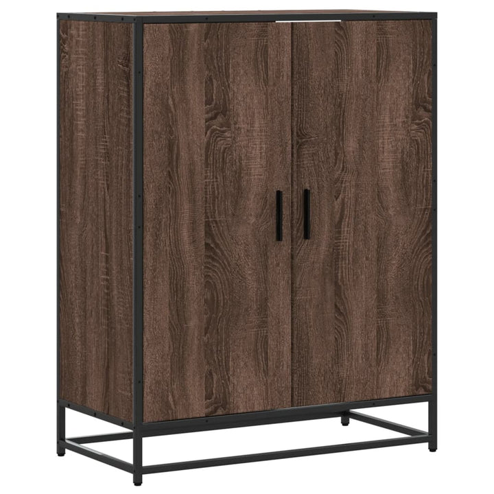 Skoskåp 75X38X97,5 Cm Konstruerat Trä Och Metall
