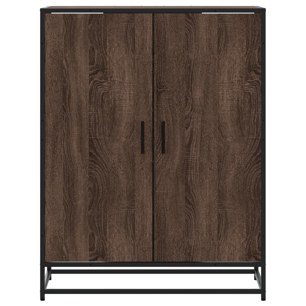 Skoskåp 75X38X97,5 Cm Konstruerat Trä Och Metall