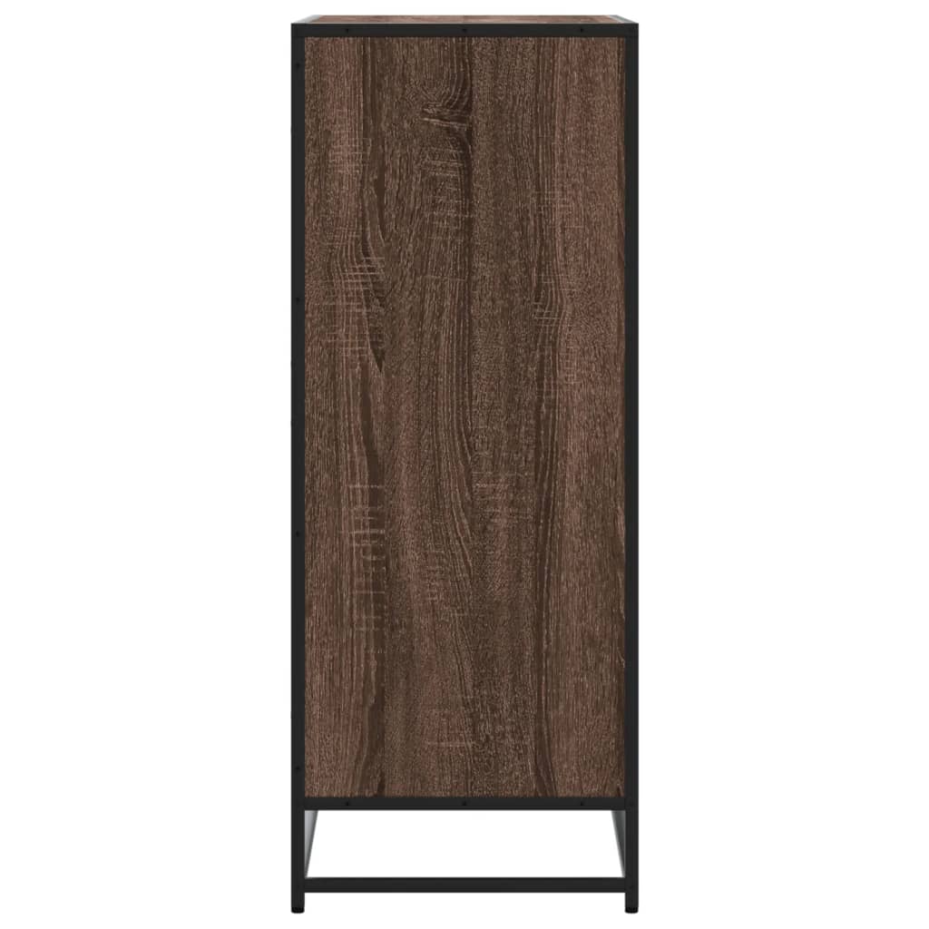 Skoskåp 75X38X97,5 Cm Konstruerat Trä Och Metall