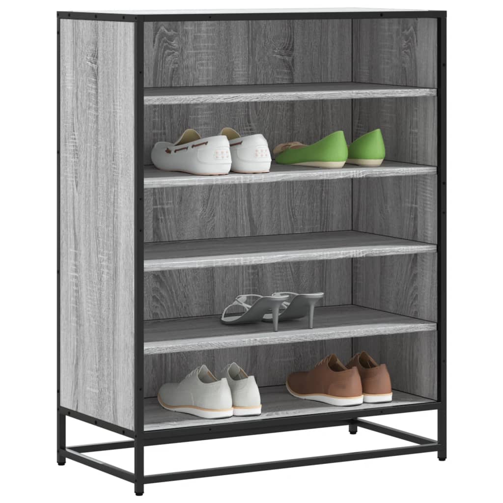 Skoskåp 75X38X97,5 Cm Konstruerat Trä Och Metall
