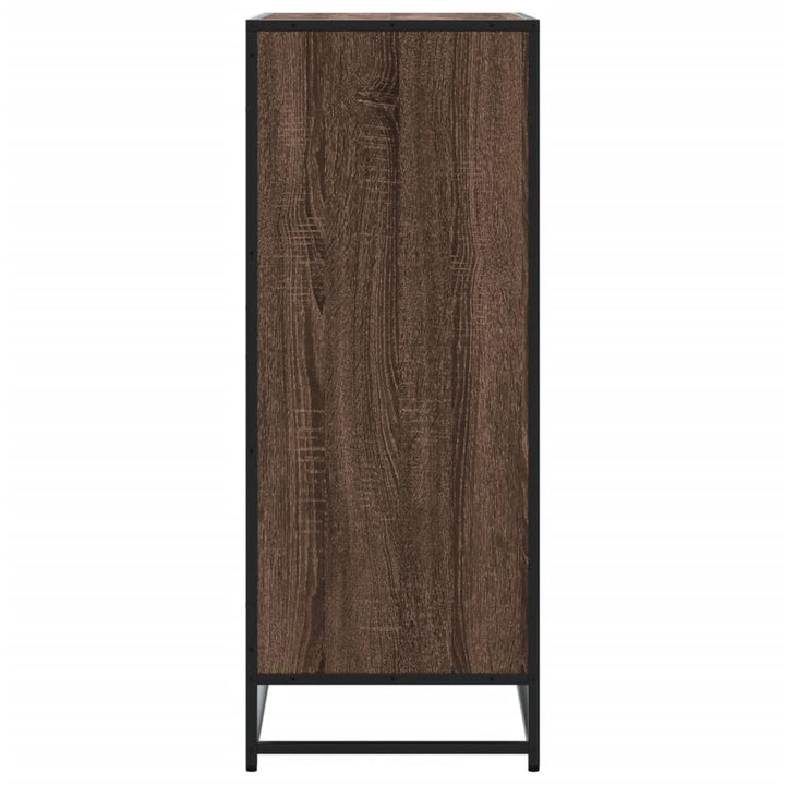 Skoskåp 75X38X97,5 Cm Konstruerat Trä Och Metall