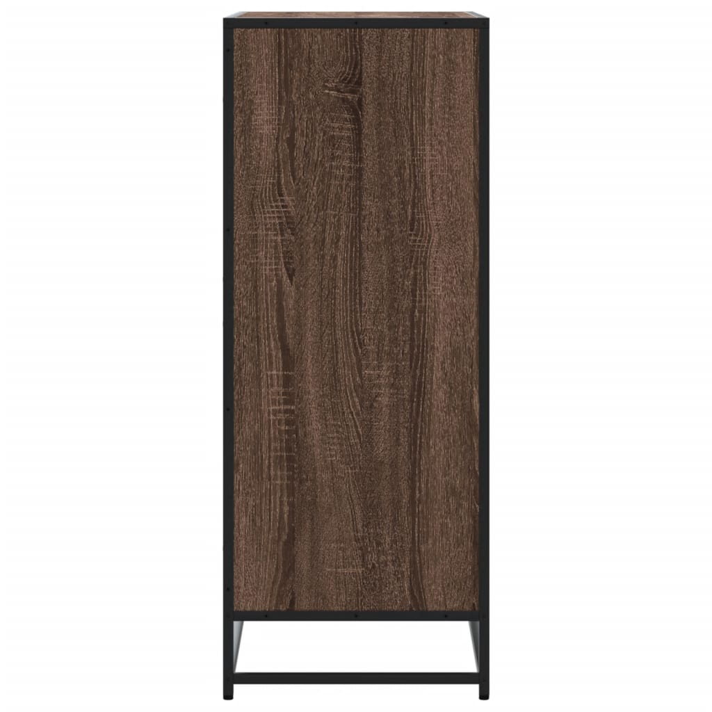 Skoskåp 75X38X97,5 Cm Konstruerat Trä Och Metall