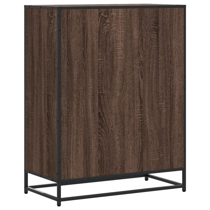 Skoskåp 75X38X97,5 Cm Konstruerat Trä Och Metall