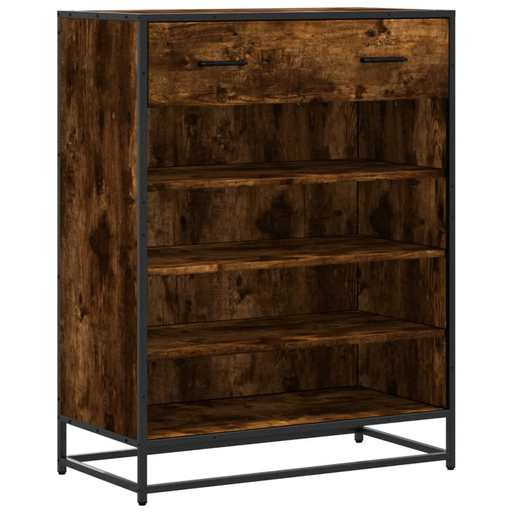 Skoskåp 75X38X97,5 Cm Konstruerat Trä Och Metall
