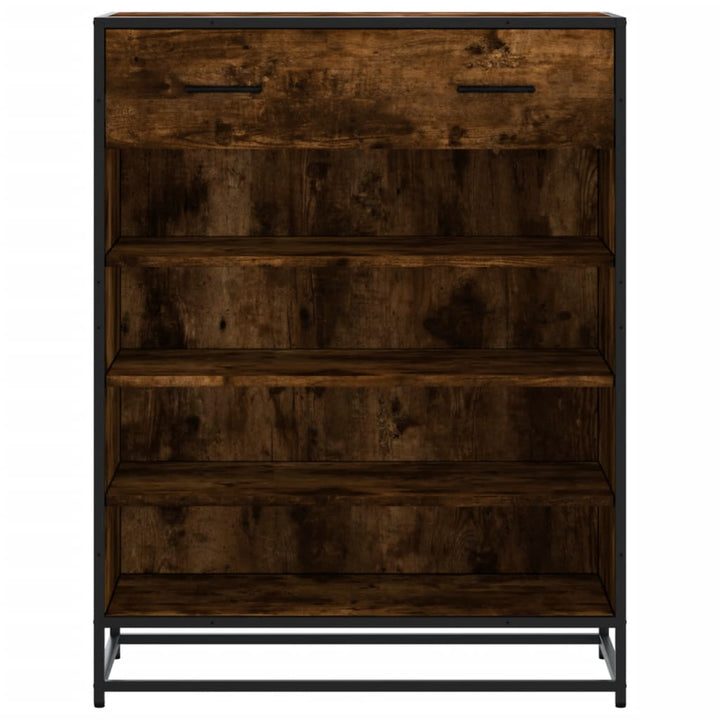 Skoskåp 75X38X97,5 Cm Konstruerat Trä Och Metall