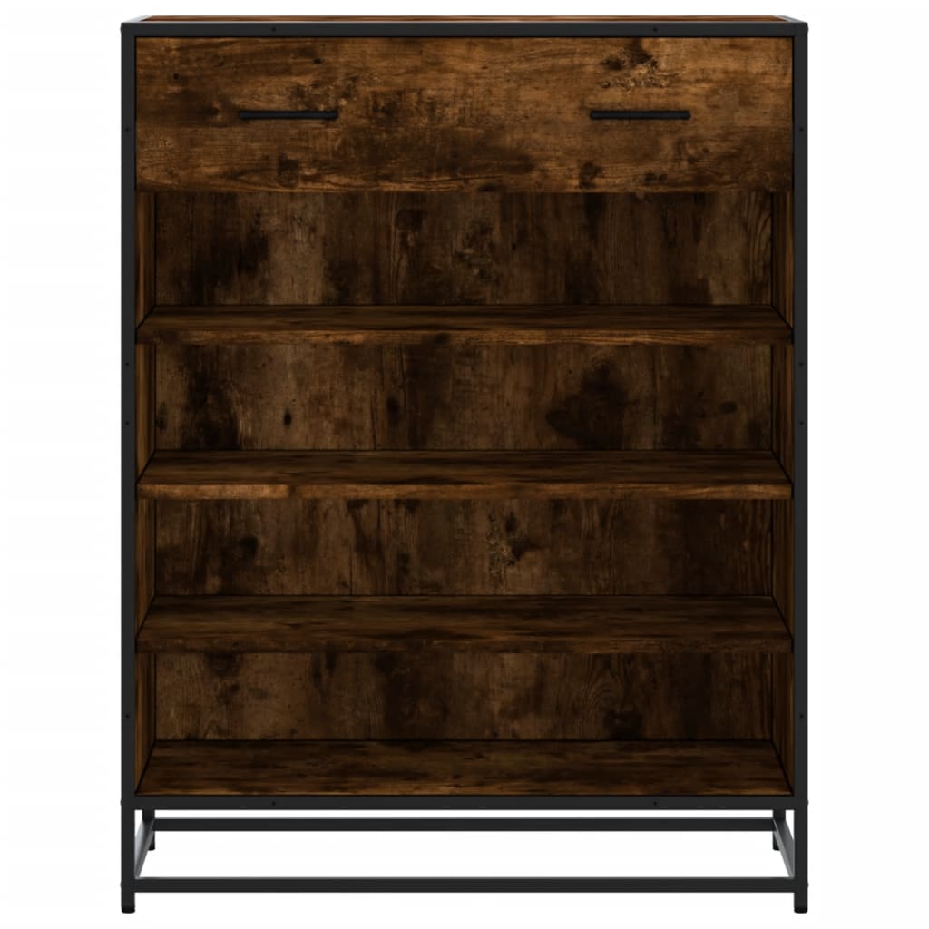 Skoskåp 75X38X97,5 Cm Konstruerat Trä Och Metall