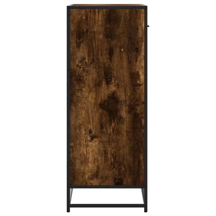 Skoskåp 75X38X97,5 Cm Konstruerat Trä Och Metall