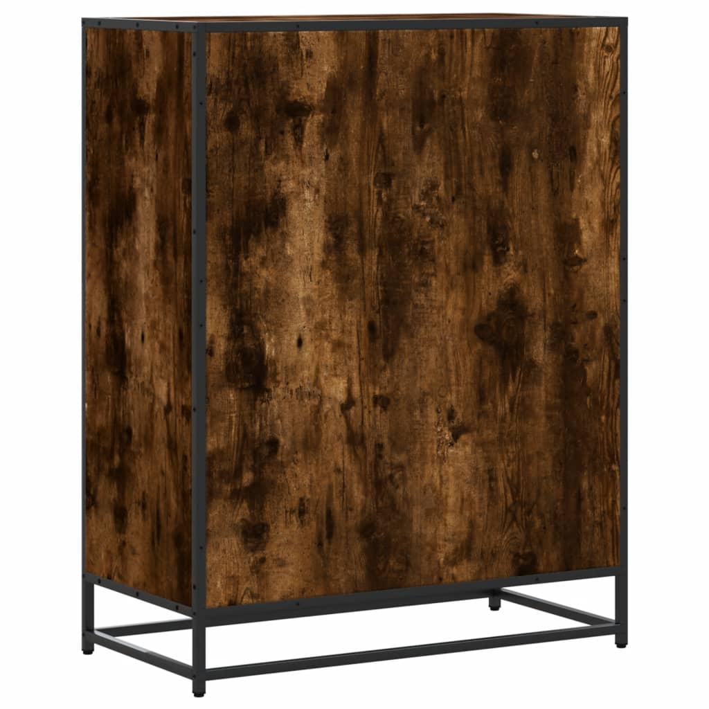 Skoskåp 75X38X97,5 Cm Konstruerat Trä Och Metall