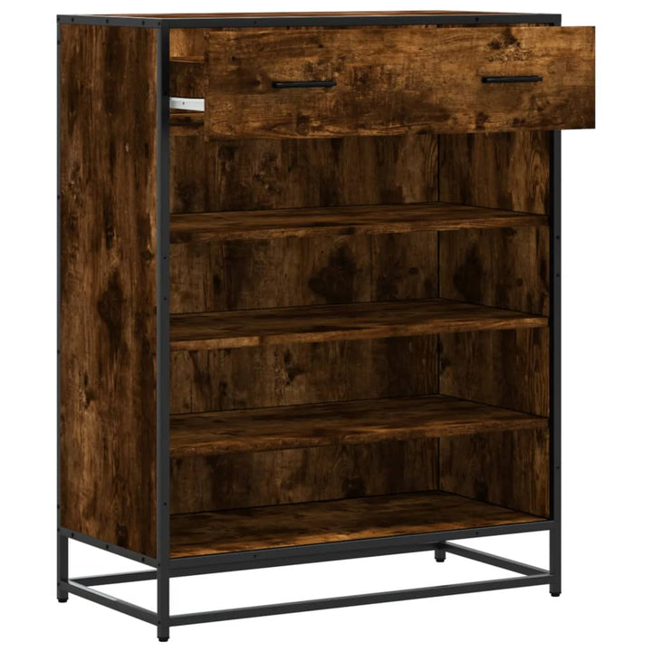 Skoskåp 75X38X97,5 Cm Konstruerat Trä Och Metall