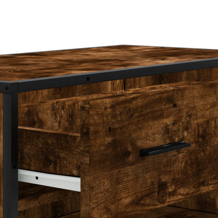 Skoskåp 75X38X97,5 Cm Konstruerat Trä Och Metall