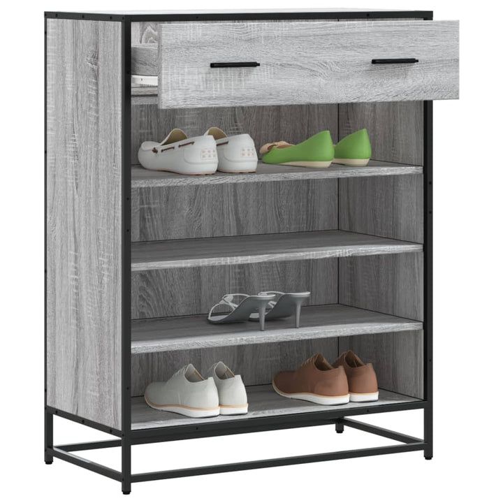 Skoskåp 75X38X97,5 Cm Konstruerat Trä Och Metall