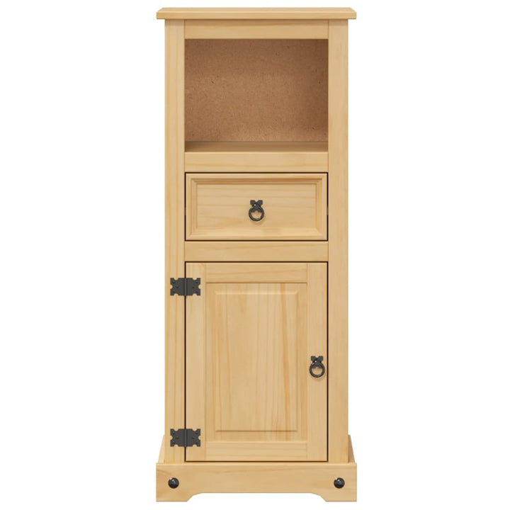 Badrumsskåp Corona 45X33X110 Cm Massiv Furu