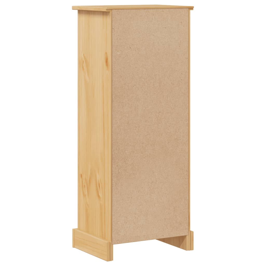 Badrumsskåp Corona 45X33X110 Cm Massiv Furu