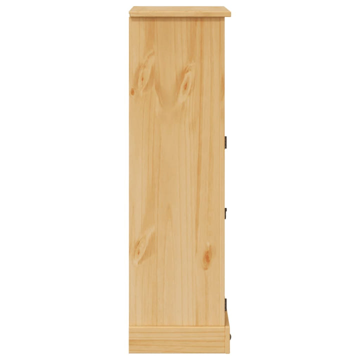 Badrumsskåp Corona 70X33X110 Cm Massiv Furu