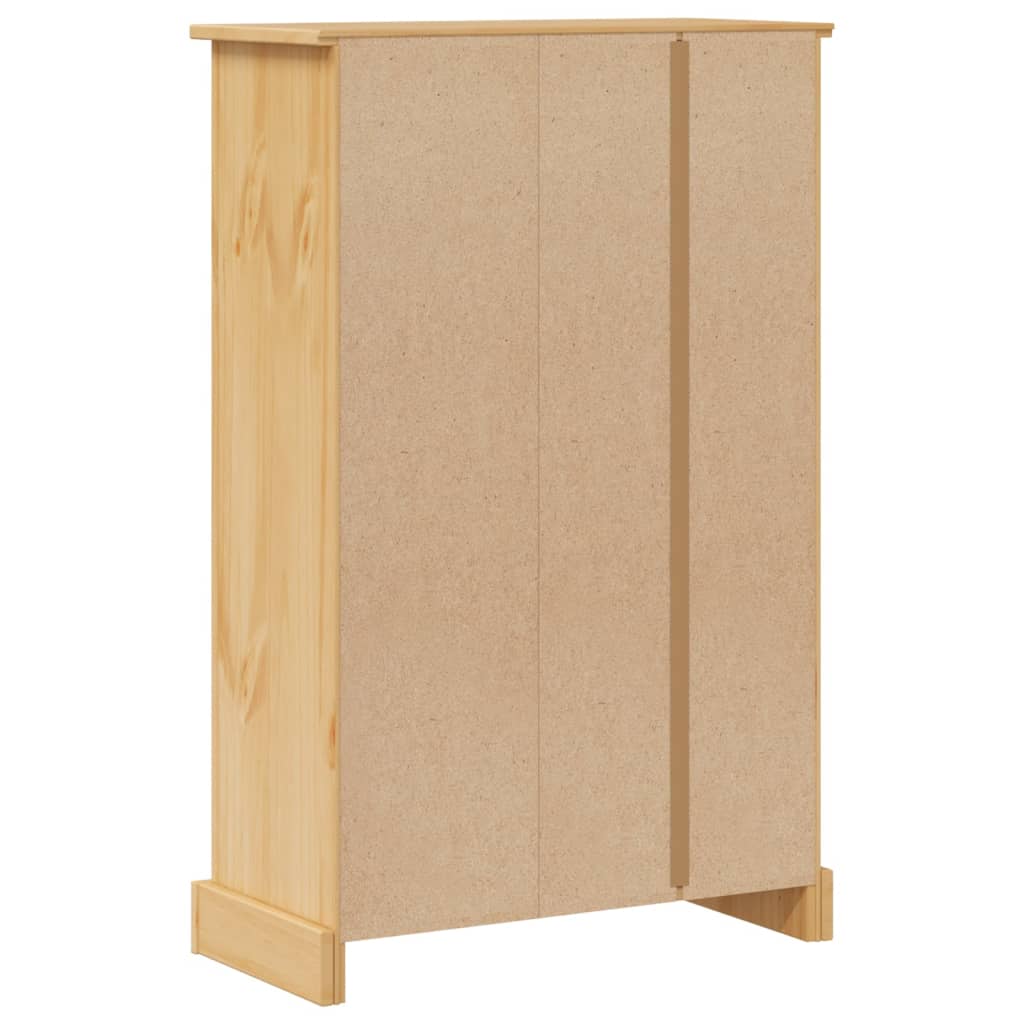 Badrumsskåp Corona 70X33X110 Cm Massiv Furu