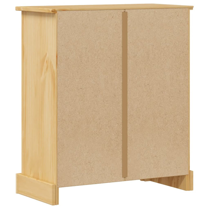 Badrumsskåp Corona 70X33X80 Cm Massiv Furu