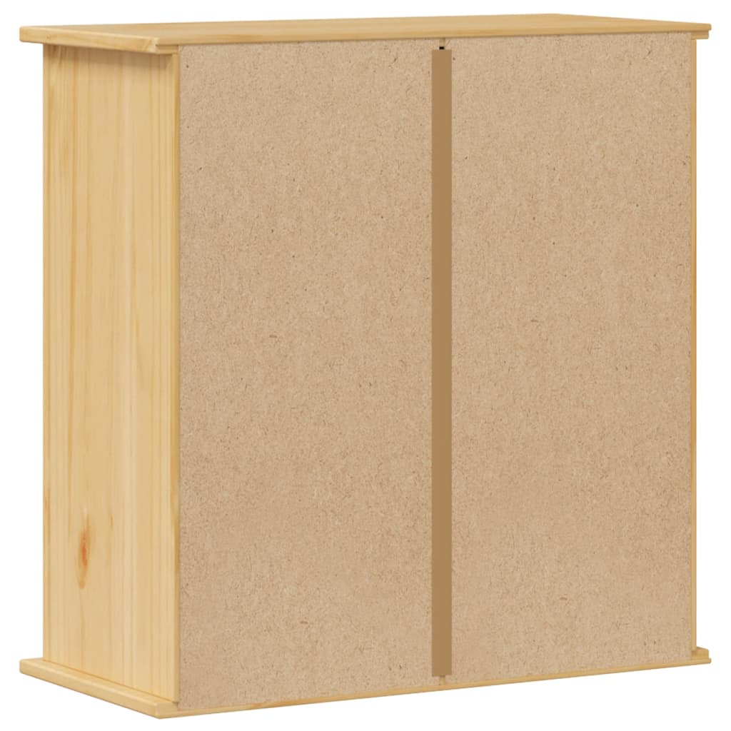 Väggmonterat Badrumsskåp Corona 70X33X71,5 Cm Massiv Furu